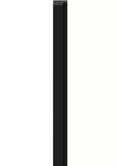 Profil de finisare stanga pentru panou LINERIO M-LINE BLACK, 2650 x 42 mm
