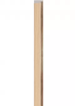 Profil de finisare stanga pentru panou LINERIO M-LINE NATURAL, 2650 x 42 mm