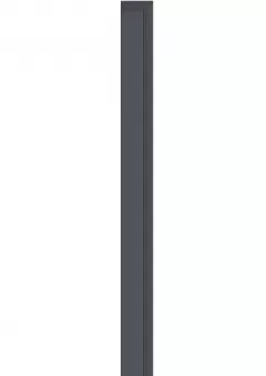 Profil de finisare stanga pentru panou LINERIO M-LINE ANTRACIT, 2650 x 42 mm