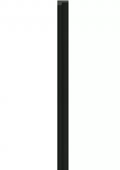 Profil de finisare stanga pentru panou LINERIO S-LINE BLACK, 2650 x 28 mm