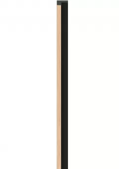 Profil de finisare stanga pentru panou LINERIO S-LINE NATUR BLACK STRIPES, 2650 x 36 mm