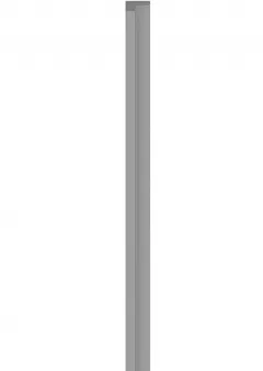 Profil de finisare stanga pentru panou LINERIO S-LINE GRI, 2650 x 28 mm