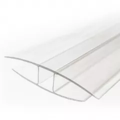 Profil policarbonat H04, transparent, lungime 6 m