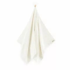 Prosop bumbac 100% organic Queen, 50 x 100 cm, 650 g, alb