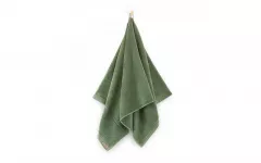 Prosop bumbac 100% organic Queen, 50 x 100 cm, 650 g, verde