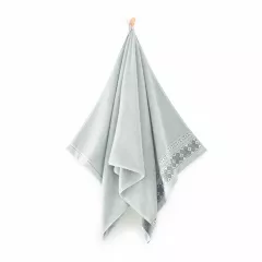 Prosop bumbac egiptean La Boca, 50 x 90 cm, 420 g, gri deschis