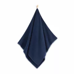 Prosop bumbac egiptean Lichi 2, 50 x 100 cm, 400 g, albastru