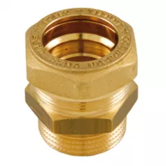 Fitinguri bronz - Racord drept Cobrasun Tiemme 16 mm &ndash; 3/4&rdquo; FE, olint.ro