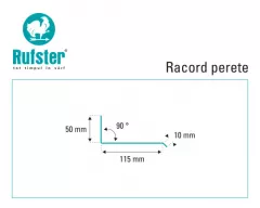 Racord perete Rufster Premium 0,5 mm grosime 3011 MS rosu mat structurat