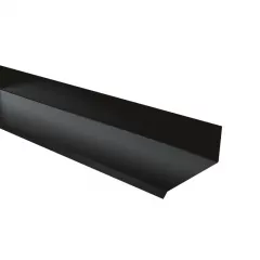 Racord perete Rufster Premium 0,5 mm grosime 9005 MS negru mat structurat