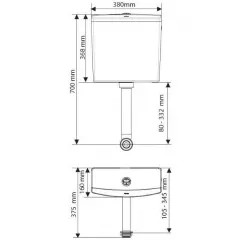 Rezervor Wc defi 50950126