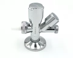 Robinet combinat Schell culoare crom 1/2-1/2-3/4