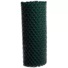Imprejmuiri - Rola impletita, plastifiata, Premium, dimensiuni 3.0x50x1500 mm, lungime 10 ml, culoare verde, olint.ro