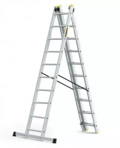 Scara aluminiu DraBest 3 x 10 trepte, 150 kg sarcina suportata
