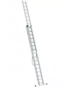 Scara aluminiu DraBest 3 x 16 trepte, 150 kg sarcina suportata