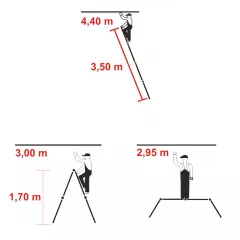 Scara multifunctionala Krause 4x3 cu platforma KR 085214