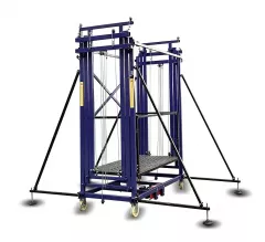 Schela electrica cu ridicare la 4 metri, capacitate 500 kg