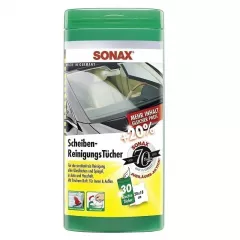 Servetele umede auto SONAX pentru suprafetele din sticla, 25 buc