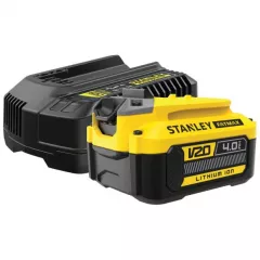Set acumulator 18V/ 4Ah si incarcator Stanley SFMCB14M1