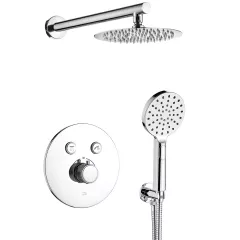 Set de dus incastrat, Volumo BAV 00TP, cu baterie termostatica