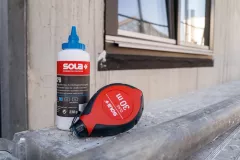 Set dispozitiv pentru trasat linii si creta albastra, Sola CLKS