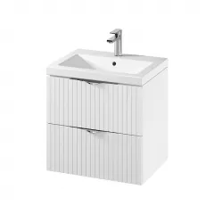 Set masca baie + lavoar Cersanit Tirso C142, 60 cm, alb