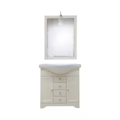 Set mobilier baie Legno 80 alb 7063/41/7064/41