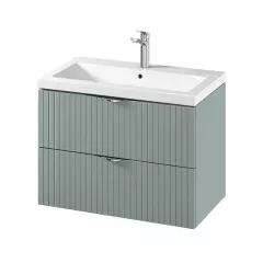 Set mobilier baie masca + lavoar Cersanit C149 Tirso 80, 80 cm, fiord