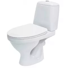 Set vas WC Cersanit EKO K07-240 cu rezervor 3-6 L si capac din polipropilena, alb