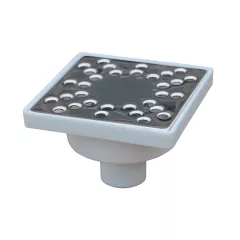 Sifon 100x100 Vertical inox