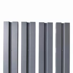 Sipca pentru gard model V1 marca Rufster, grosime 0,50 mm, finisaj gri-antracit RAL 7016 MS M2P3 vopsit pe ambele parti, lungime variabila