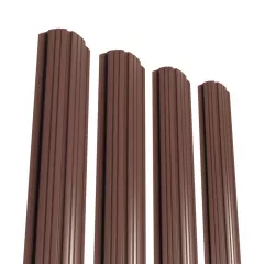 Sipca pentru gard Rufster grosime 0.45 mm finisaj maro lucios RAL 8017 pe ambele fete inaltime 1.5 m