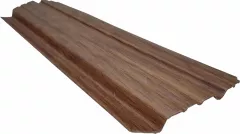 Sipca pentru gard Rufster grosime 0.50 mm, culoare stejar dark finisaj lucios, inaltime 1.2 m