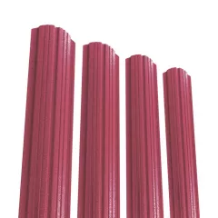 Sipca pentru gard Rufster grosime 0.50 mm finisaj visiniu mat structurat RAL 3005 inaltime variabila