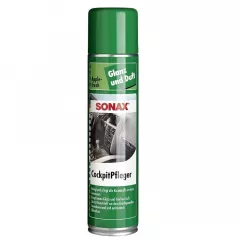 Spray SONAX pentru intretinerea suprafetelor interioare din plastic, apple-fresh, 400 ml