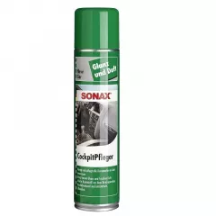 Spray SONAX pentru intretinerea suprafetelor interioare din plastic, new car, 400 ml