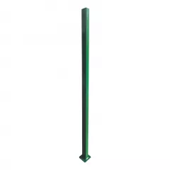 Stalp, dimensiuni 60x40x2 mm, cu talp, inaltime 1.5 m, culoare verde