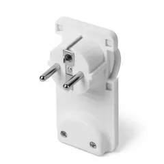 Prelungitoare - Stecher econimie spatiu, Scame 130.2064, 16A, culoare alba, olint.ro