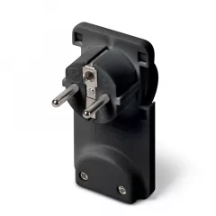 Prelungitoare - Stecher economie spatiu, Scame 130.2064/N, 16A, culoare neagra, olint.ro