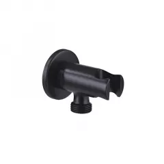 Suport incastrat pentru para de dus, Black NPX 7600, culoare neagra
