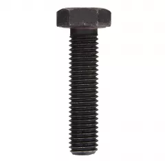 Surub cu cap hexagonal, din otel, DIN933 duritate 10,9, culoare negru, dimensiune 10X40 mm