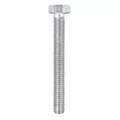 Surub cu cap hexagonal, din otel, zincat, dimensiune 6X120 mm