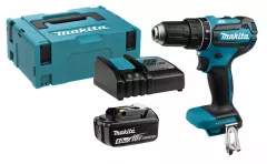 Surubelnita cu acumulator, Makita DHP485RTJ 18V LXT, tensiune 18 V, capacitate acumulator 5 Ah