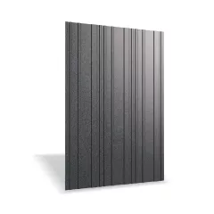 Tabla arhitecturala Rufster R8A Selena Eco 0,45 mm grosime 9005 MS negru mat structurat
