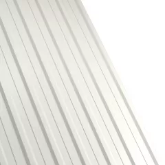 Tabla cutata Rufster R12A Eco 0,45 mm grosime 9002 alb 1 m