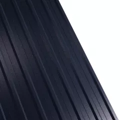 Tabla cutata Rufster R12A Eco 0,45 mm grosime 9005 MS negru mat structurat 4 m