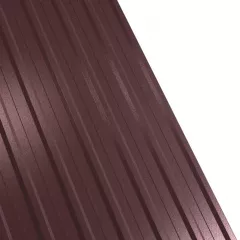 Tabla cutata Rufster R12A Extra 0,55 mm grosime 8017 MPR maro super poliester 1 m