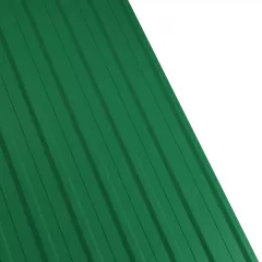 Tabla cutata Rufster R12A Premium 0,5 mm grosime 6005 MS verde mat structurat 1 m