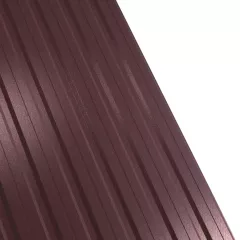 Tabla cutata Rufster R12F Extra 0,55 mm grosime 8017MPR maro super poliester 1 m