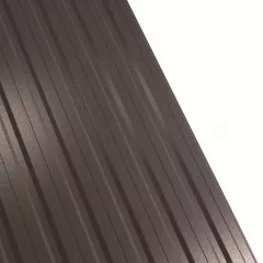 Tabla cutata Rufster R12F Extra 0,55 mm grosime 8019 MPR maro-grafit super-poliester 1 m